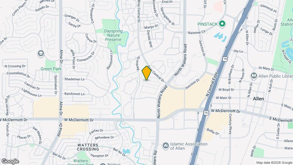 1021 Taylor Dr Map and Location Details