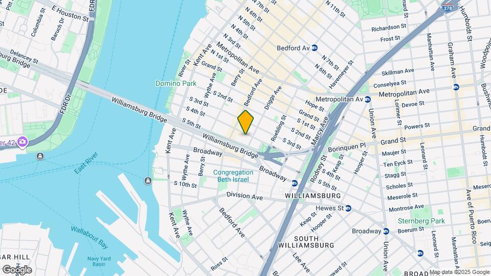 154 S 4th St Map and Location Details