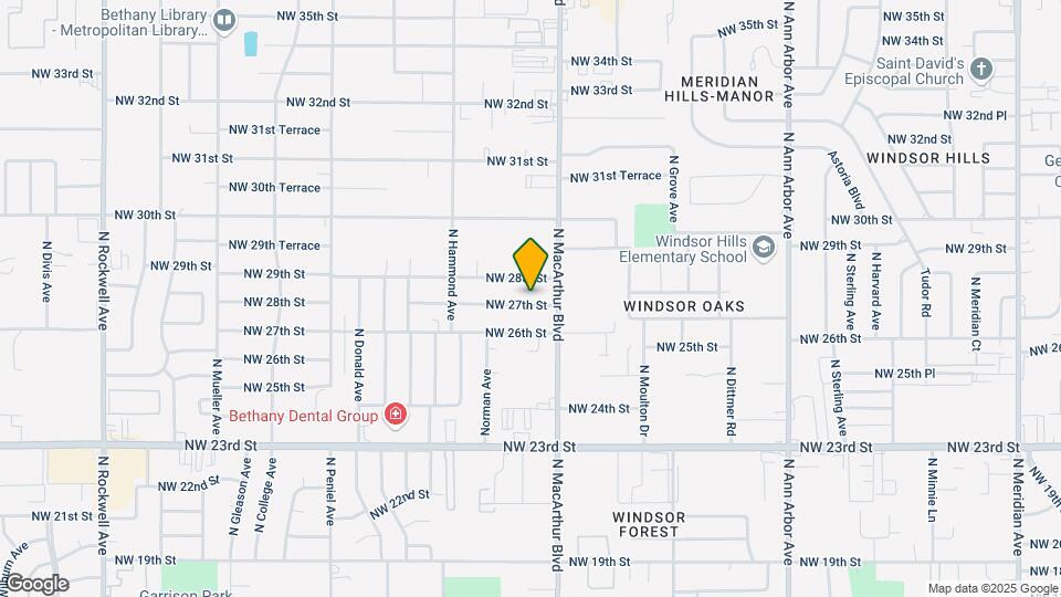 5921 NW 27th St Map and Location Details