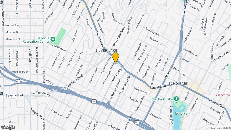 858 N La Fayette Park Pl Map and Location Details