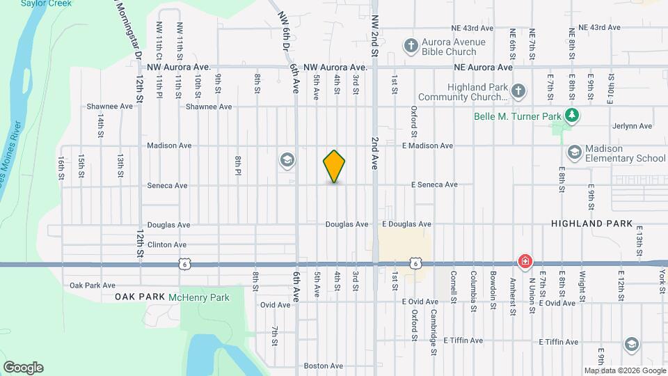 3844 4th St Map and Location Details