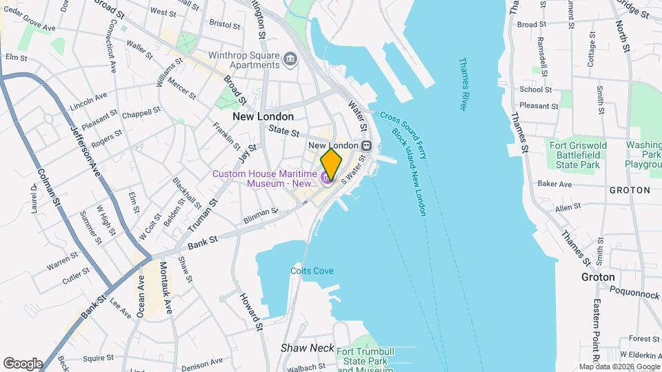 136 Bank St Map and Location Details