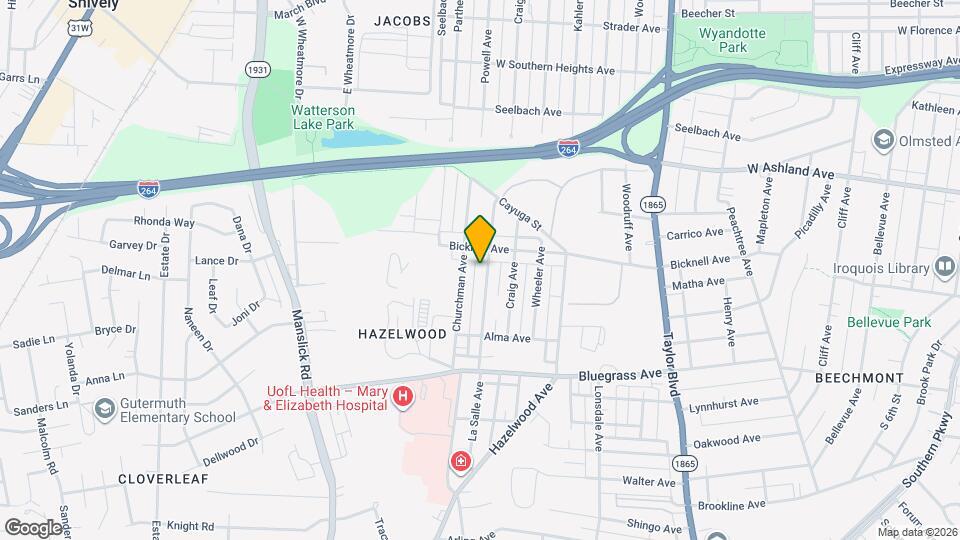 4110 La Salle Ave Map and Location Details