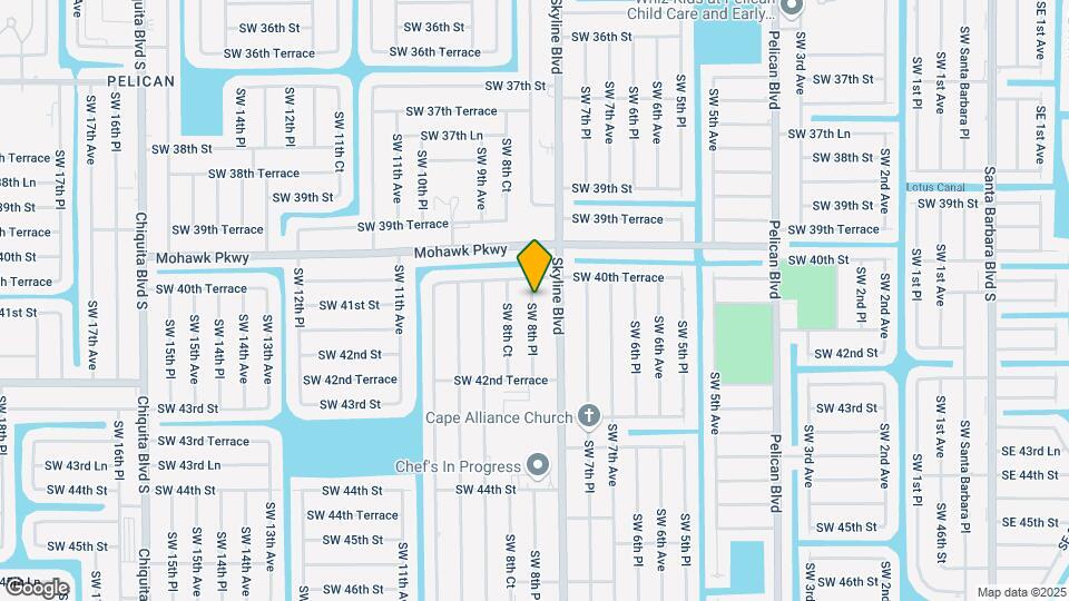 4035 SW 8th Pl Map and Location Details