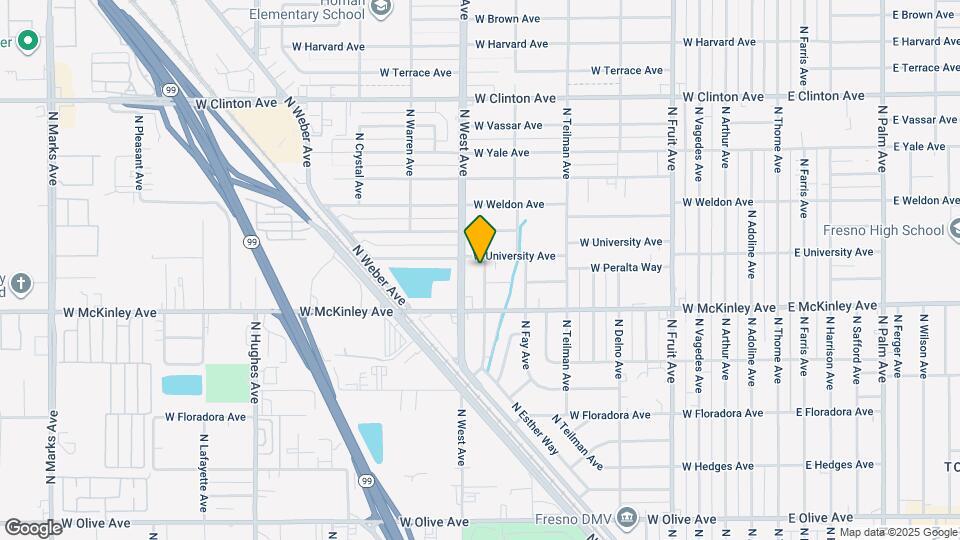 1717 N Brooks Ave Map and Location Details