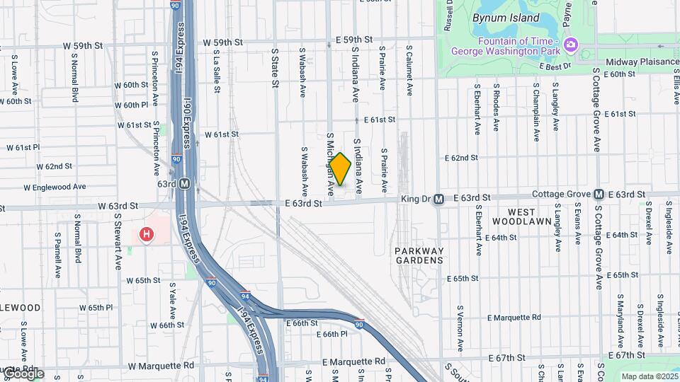 6211 S Michigan Ave, Unit 3S Map and Location Details