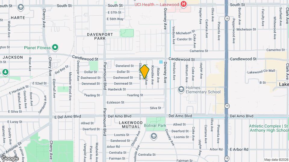 5133 Levelside Ave Mapa y Detalles de la Ubicación