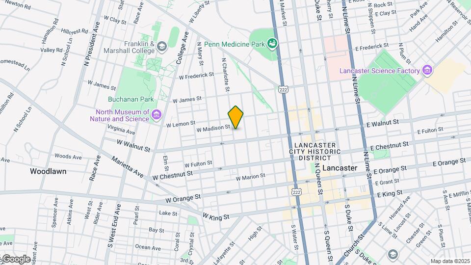 319 N Charlotte St Map and Location Details