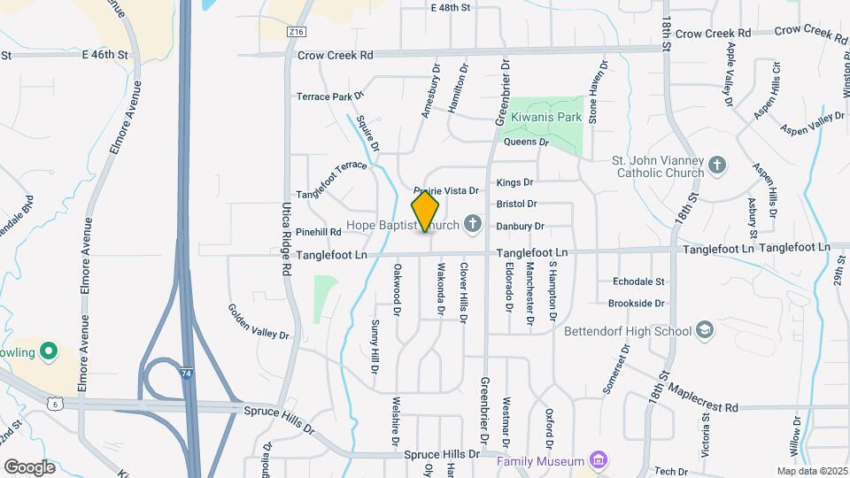 3840 Wakonda Dr Map and Location Details