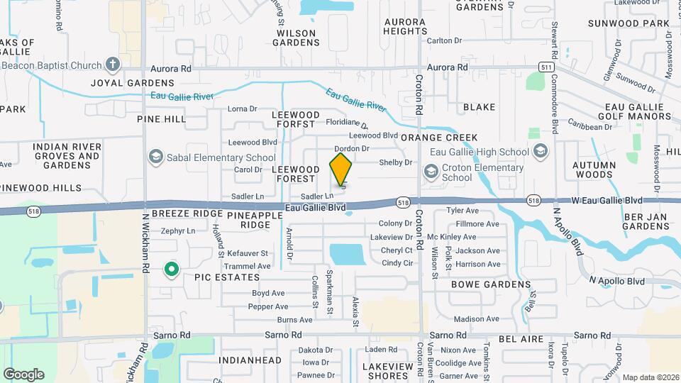 1378 Eva Ln Map and Location Details