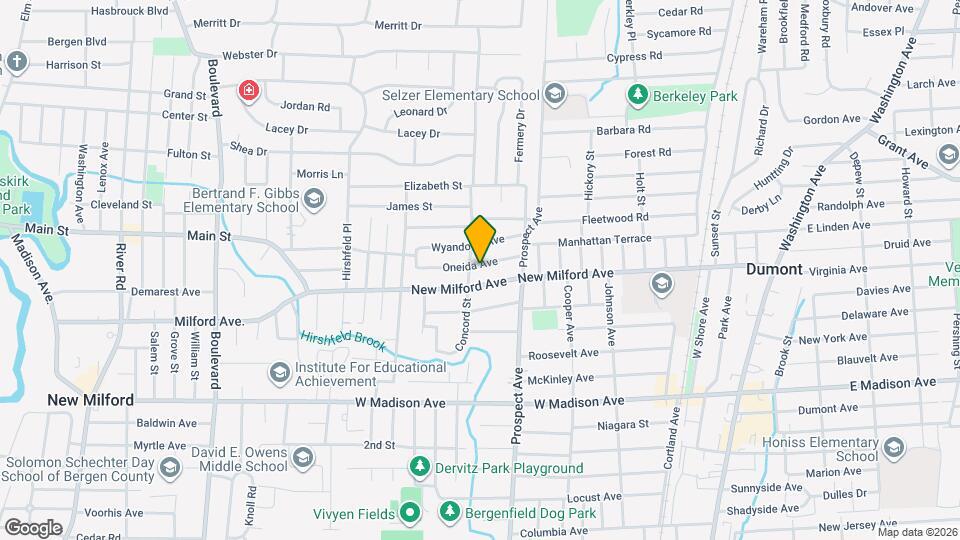 53 Oneida Ave Mapa y Detalles de la Ubicación