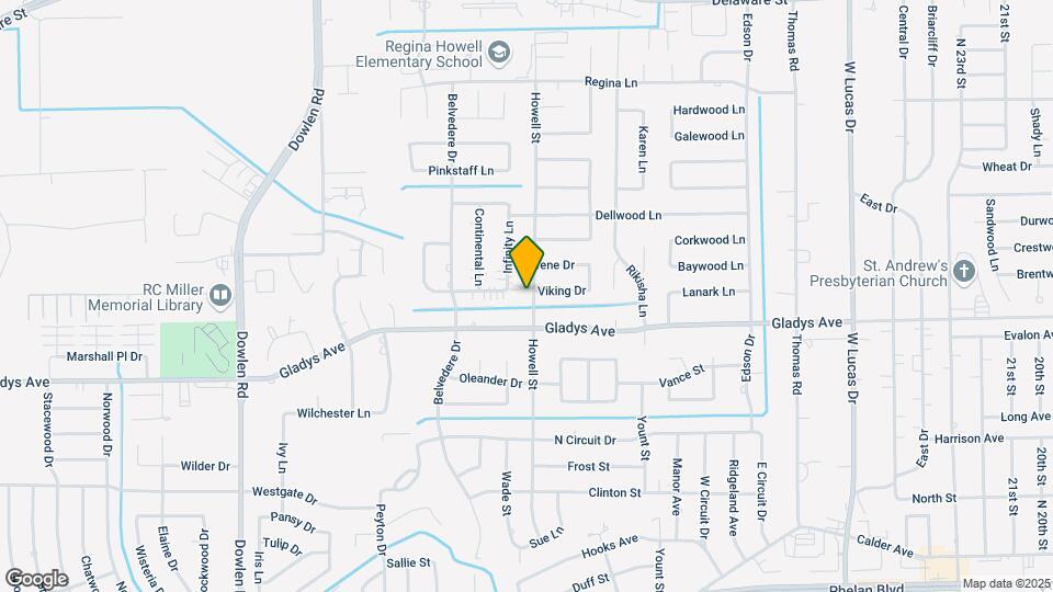 1385 Howell St Map and Location Details