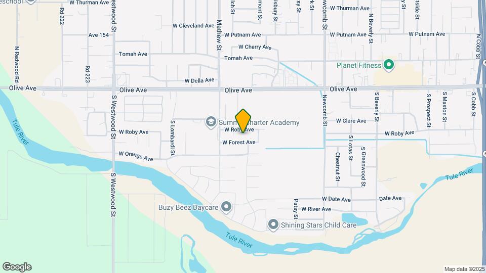 1921 W Roby Ave Map and Location Details