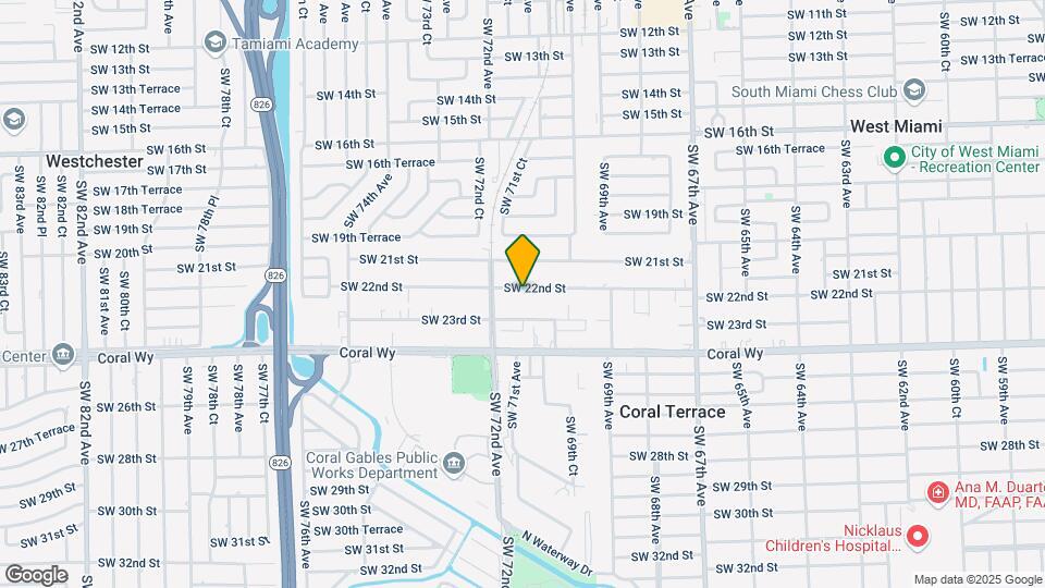 7140 SW 22nd St Map and Location Details