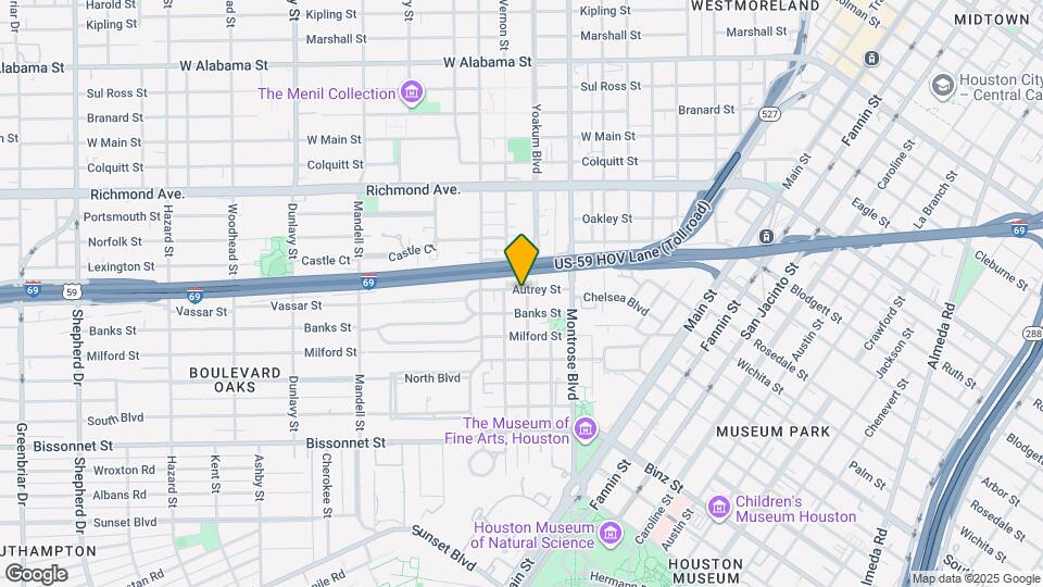 1115 Autrey St Map and Location Details