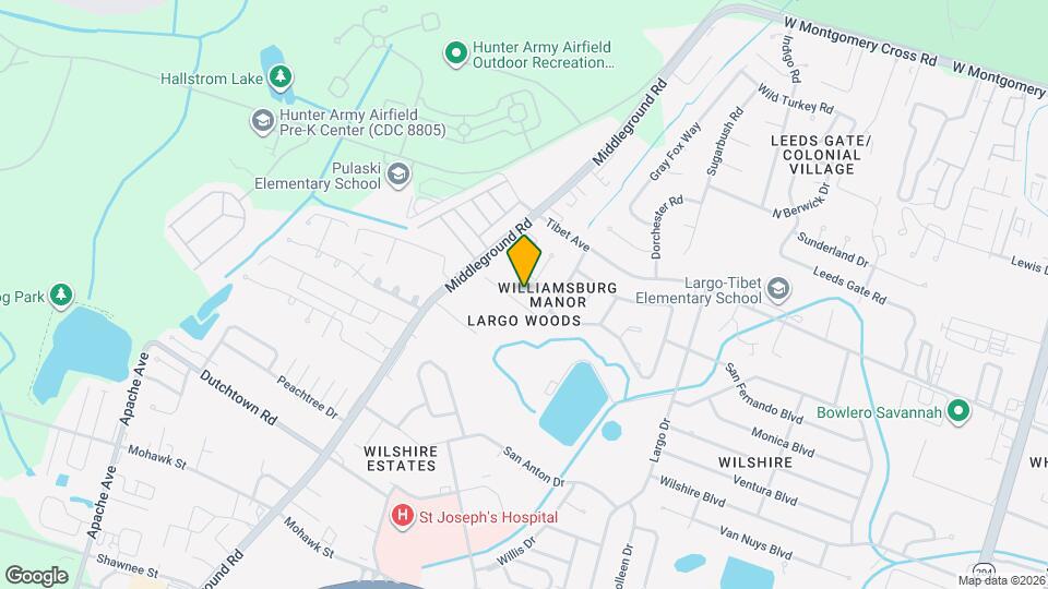 808 Jamestowne Rd Map and Location Details