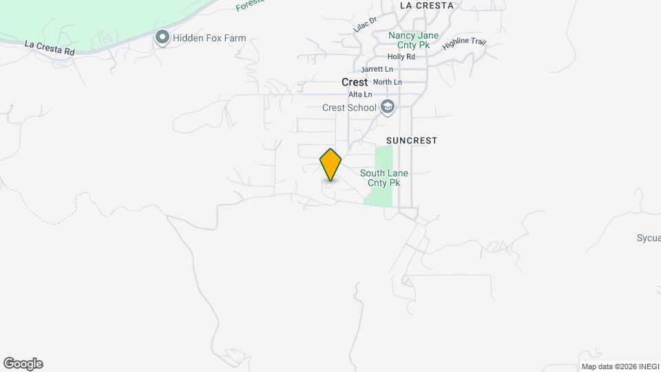 2426 Suncrest Blvd Mapa y Detalles de la Ubicación
