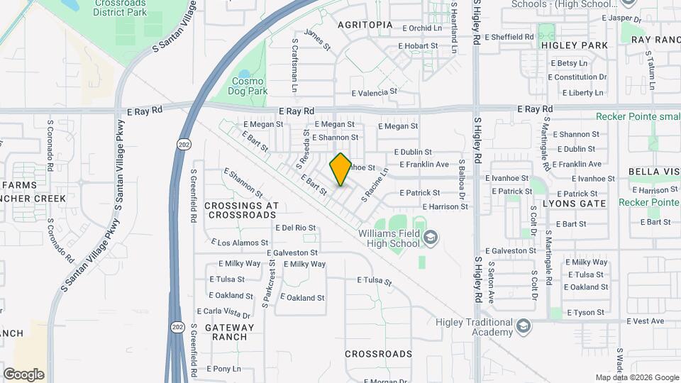 1825 S Rockwell St Map and Location Details