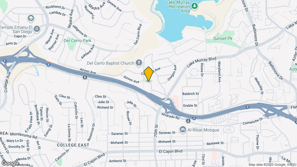 5432 Arizona Ave Map and Location Details