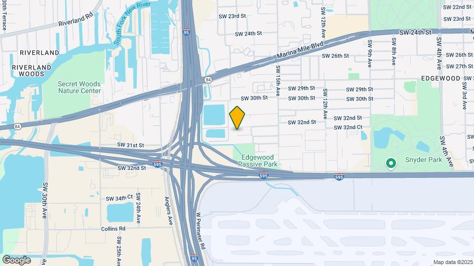 1751 SW 32nd Ct Map and Location Details