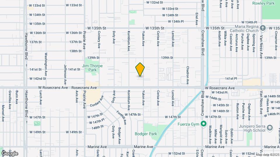 14113 Yukon Ave Map and Location Details