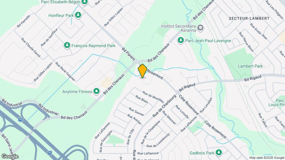 5615 Des Terrasses Rue Map and Location Details