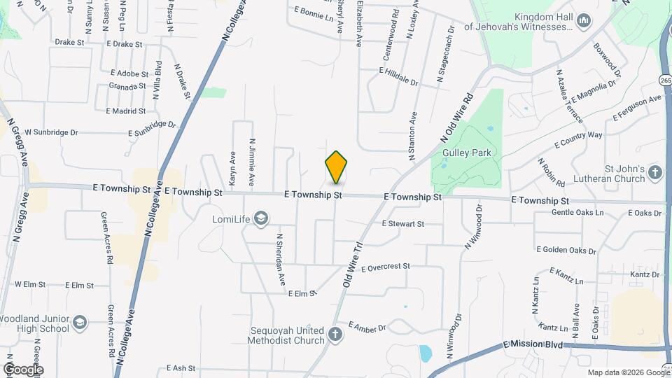 1236 E Township St Map and Location Details