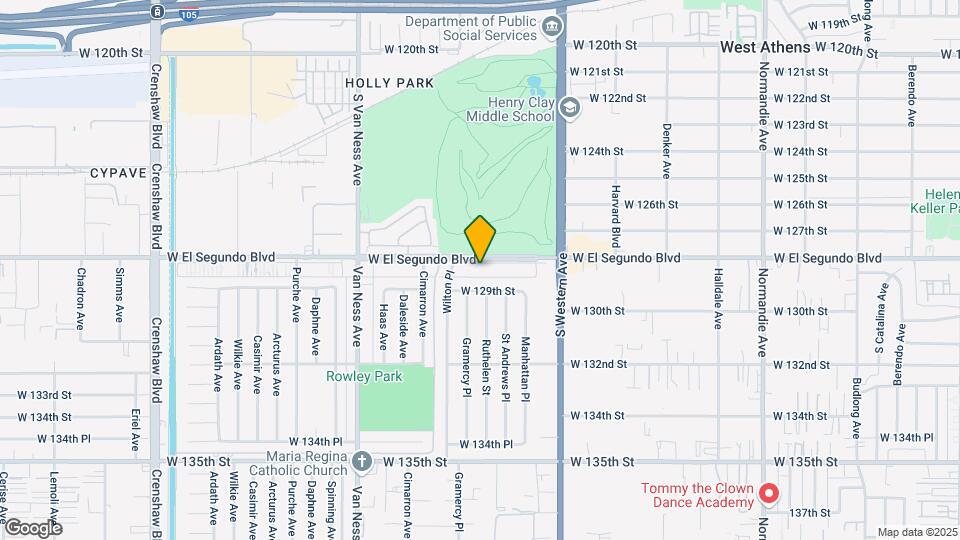 1926 W El Segundo Blvd Map and Location Details