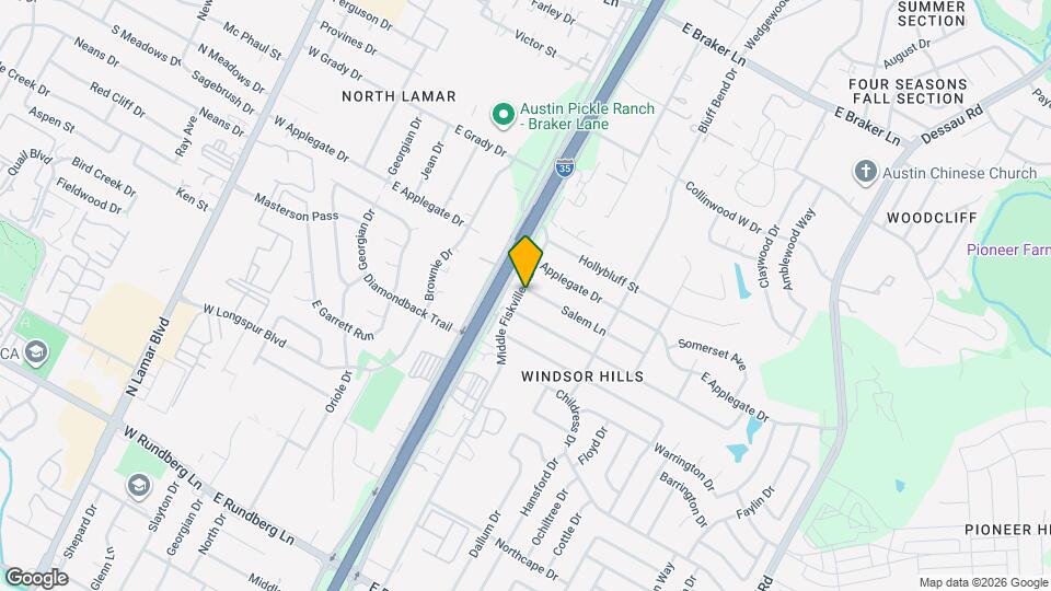 801 Salem Ln Map and Location Details