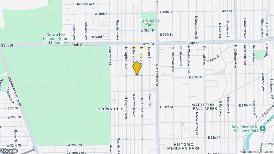 117 W 36th St Map and Location Details