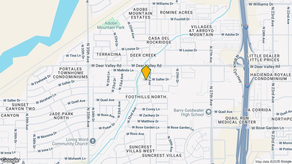 3108 W Abraham Ln Map and Location Details