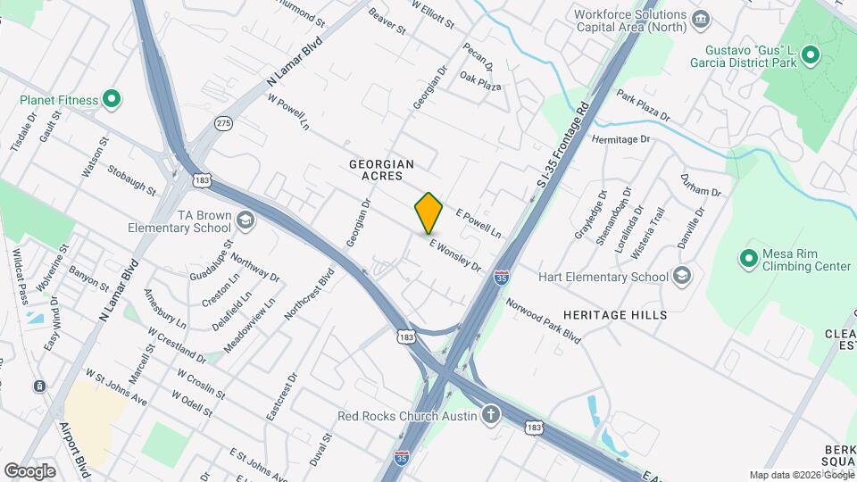 6125 E Wonsley Dr, Unit 133 Map and Location Details