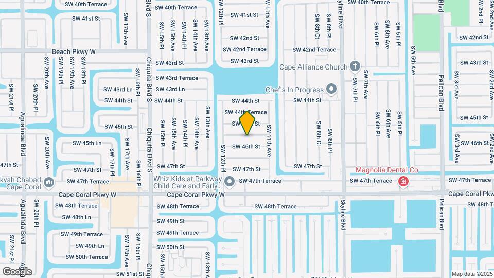 1128 SW 45th Terrace Mapa y Detalles de la Ubicación