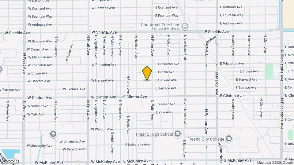 210 E Harvard Ave Map and Location Details