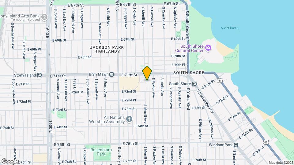 7127 S Merrill Ave Mapa y Detalles de la Ubicación
