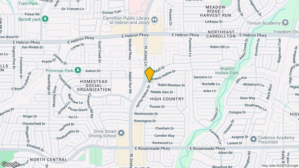 3528 Sweet Spring Dr Map and Location Details