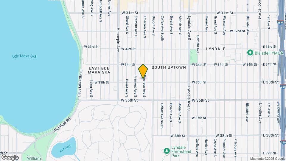 3452 Emerson Ave S Map and Location Details