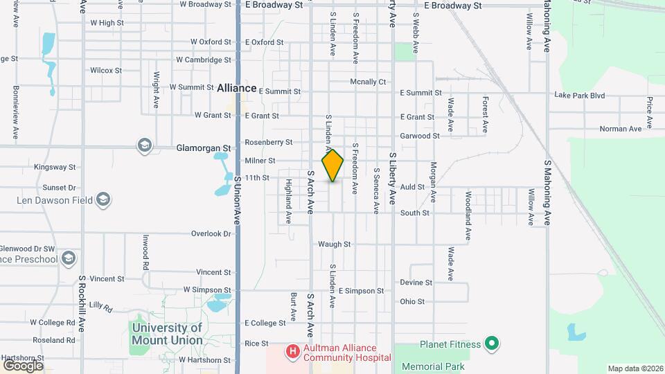 1134 S Linden Ave Mapa y Detalles de la Ubicación