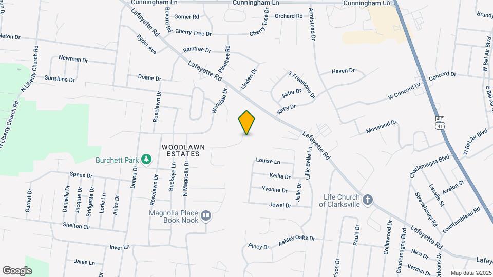 600 Woodhaven Dr Map and Location Details