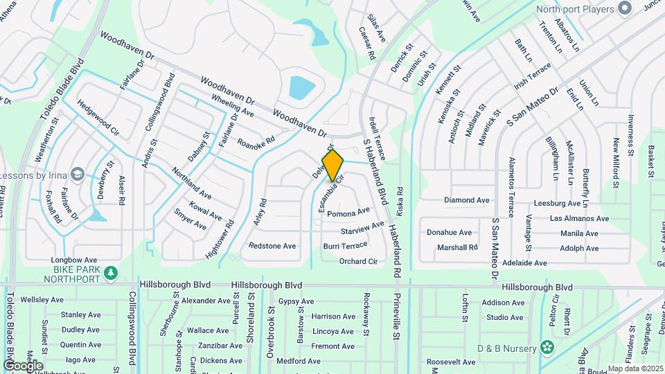 2698 Escambia Cir Map and Location Details