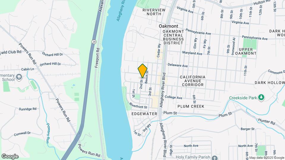 306 2nd St Map and Location Details