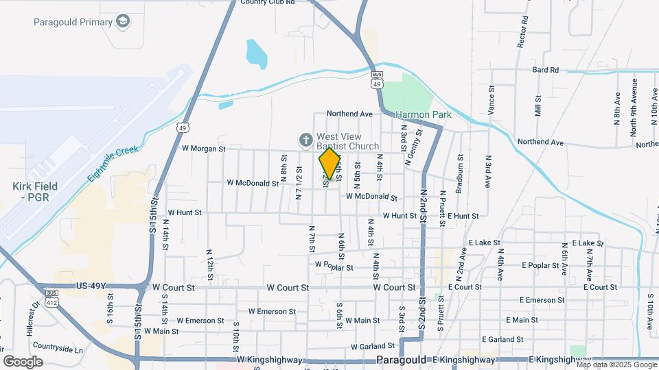 601 N 6 1/2 St Map and Location Details