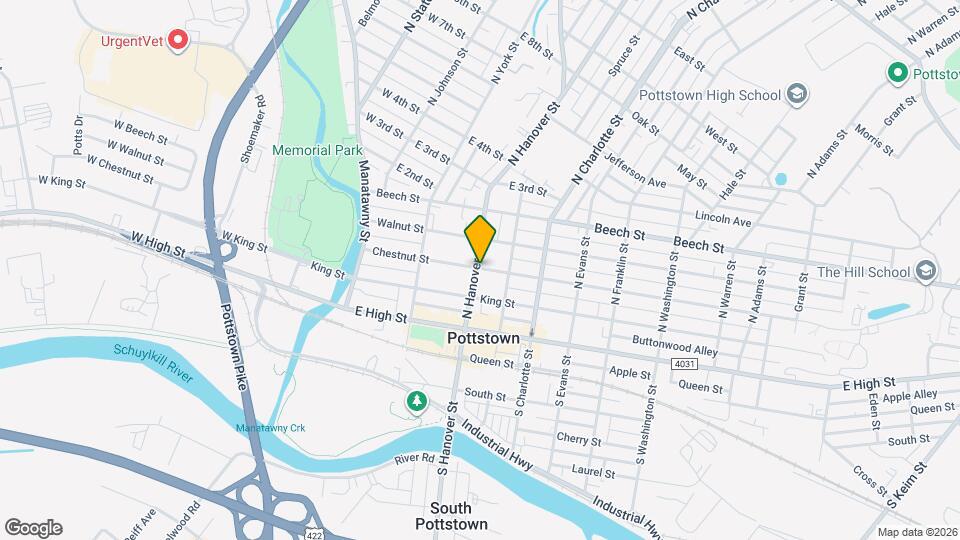 80 N Hanover St Map and Location Details