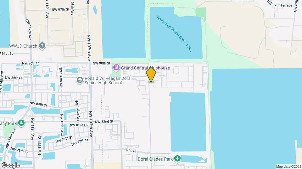 8640 NW 101st Pl Map and Location Details