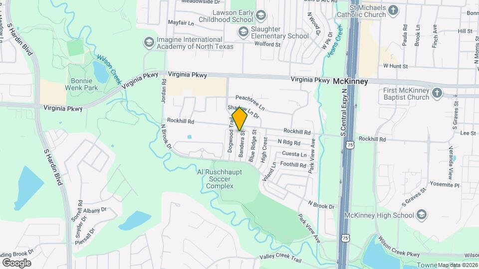 606 Bandera St Map and Location Details