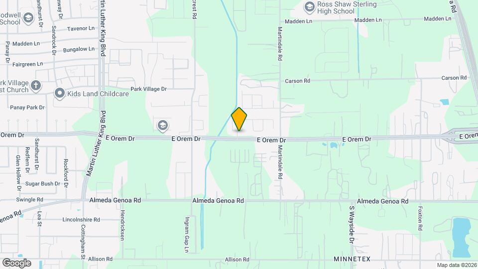 5918 Dawn Misty Ln Map and Location Details