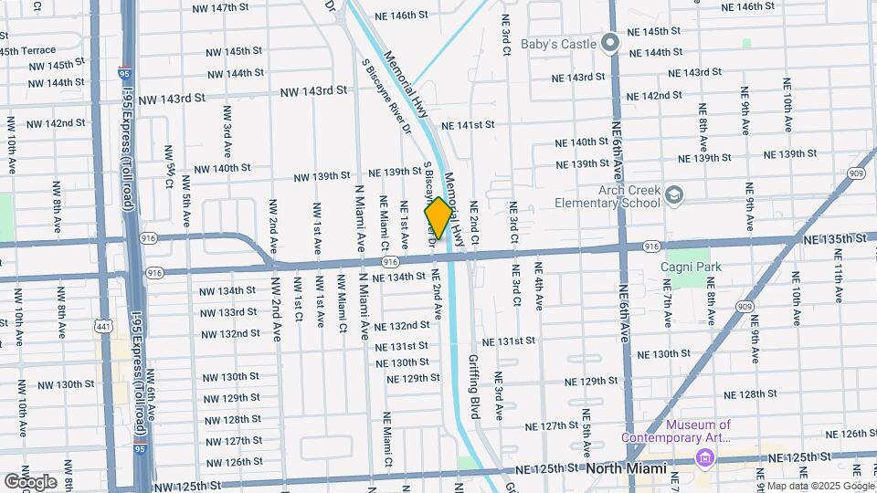 13521 S Biscayne River Dr Map and Location Details