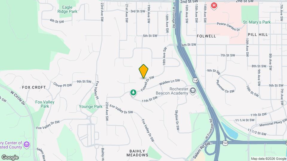 1705 Folwell Dr SW Map and Location Details