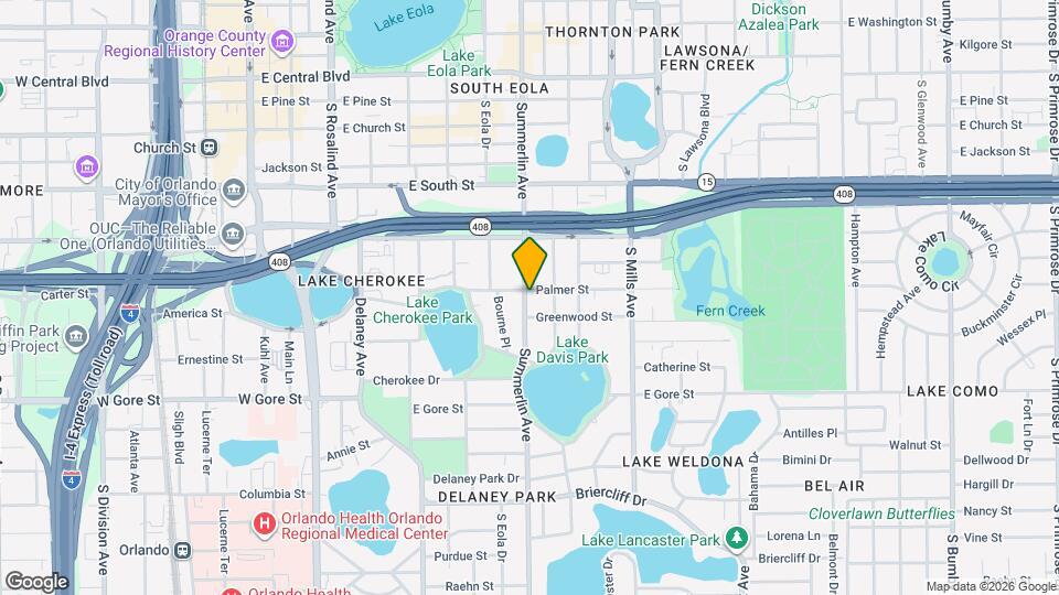 605 S Summerlin Ave Mapa y Detalles de la Ubicación