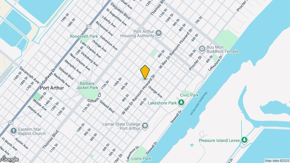 724 Orange Ave Mapa y Detalles de la Ubicación